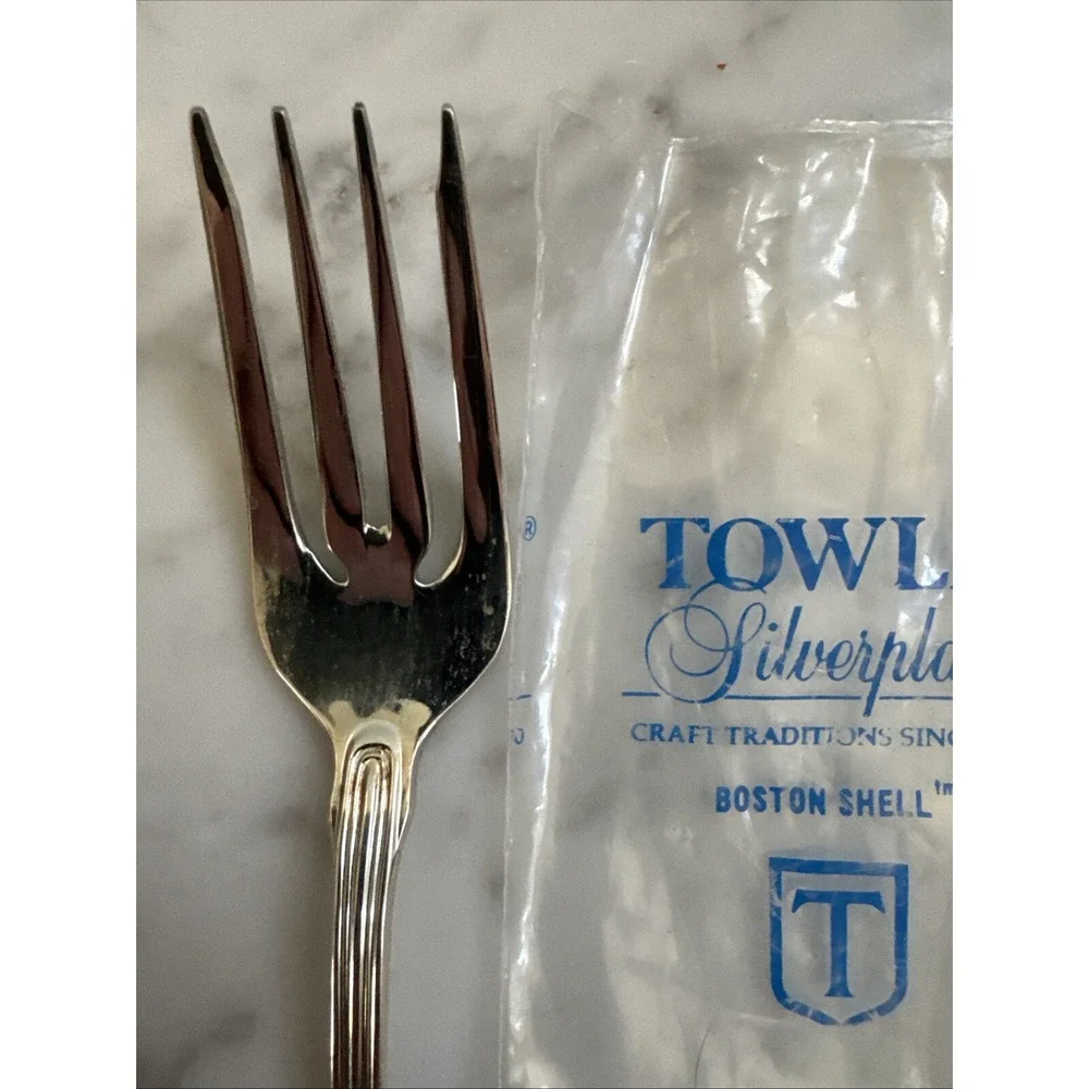 Towle BOSTON SHELL Silverplate Salad Fork
